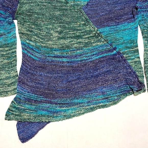 Prana Vignette Deep Balsam Blue Sweater Size L - Picture 8 of 14